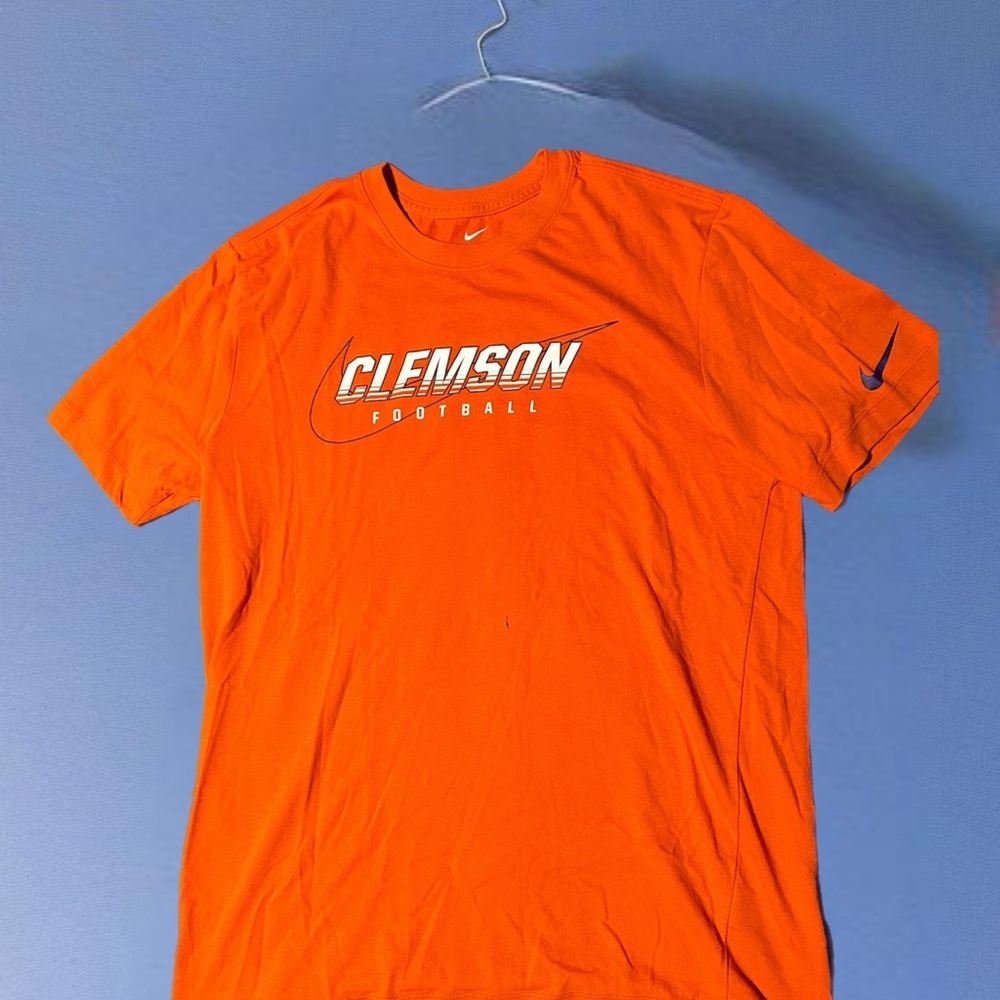 Nike Orange Clemson Football Tee